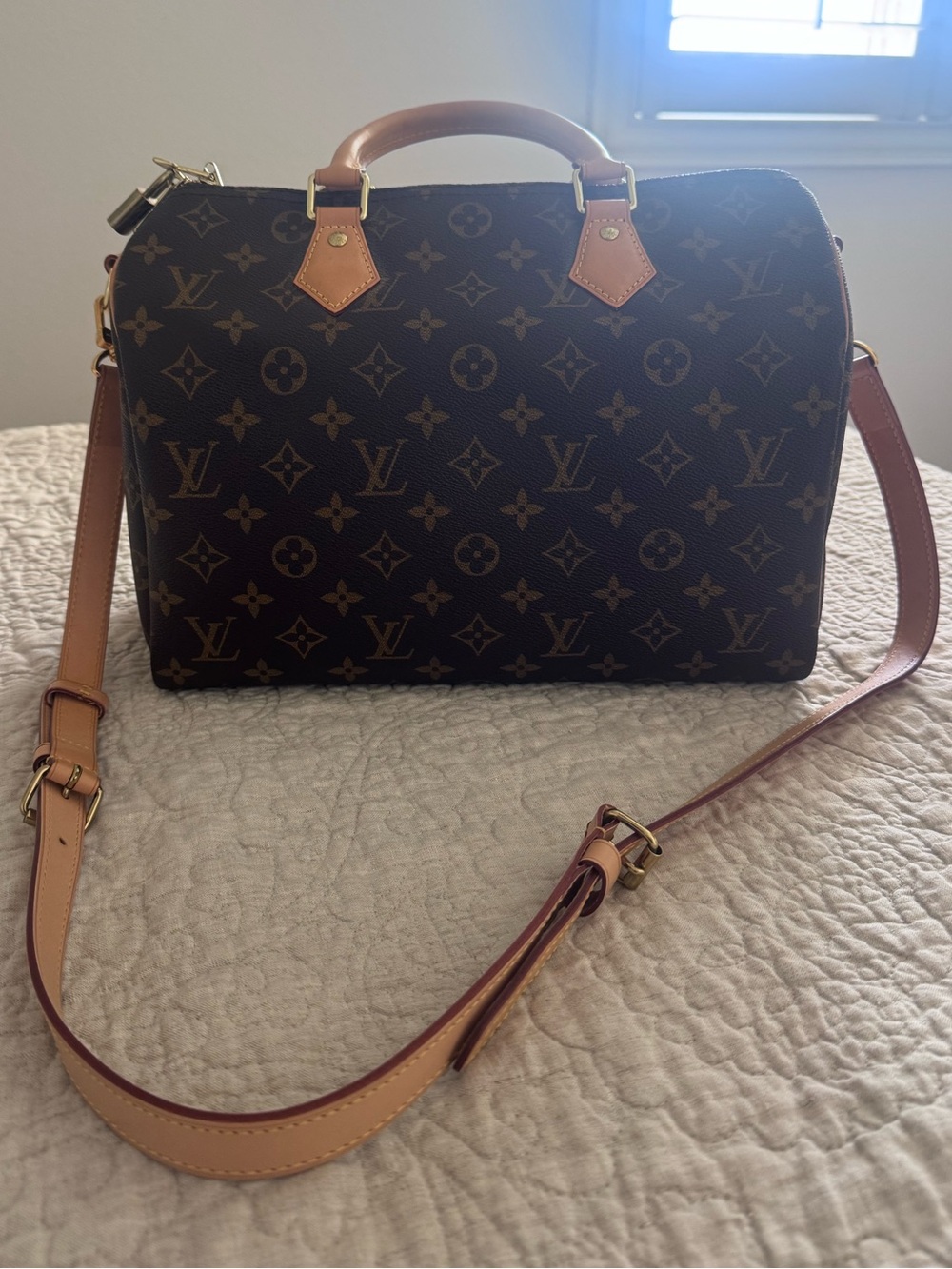 Louis Vuitton Speedy 30 Bandouliere Monogram Bag